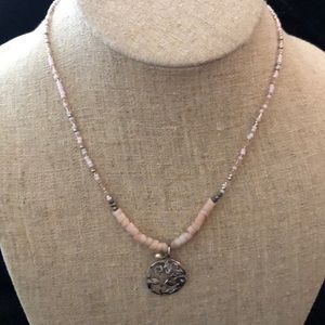 Silpada pink necklace